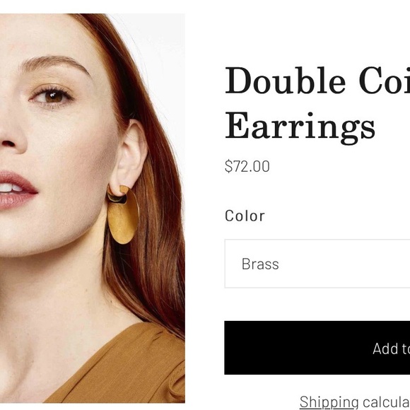 Cutwork stud earrings - Picture 2 of 4